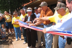 Ribbon Cutting Ceremony to officially open the General Tommy Franks Museum.
